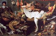 Frans Snyders A Game Stall oil painting picture wholesale